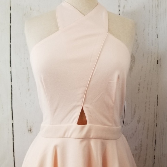 KALANI HILLIKER for Alyce Criss Cross Halter Dress - Picture 2 of 8